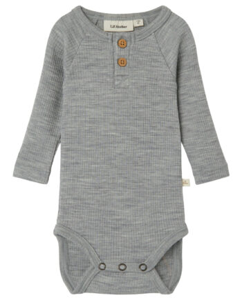 Lil Atelier Fable Wool Body Grey Melange 56cm