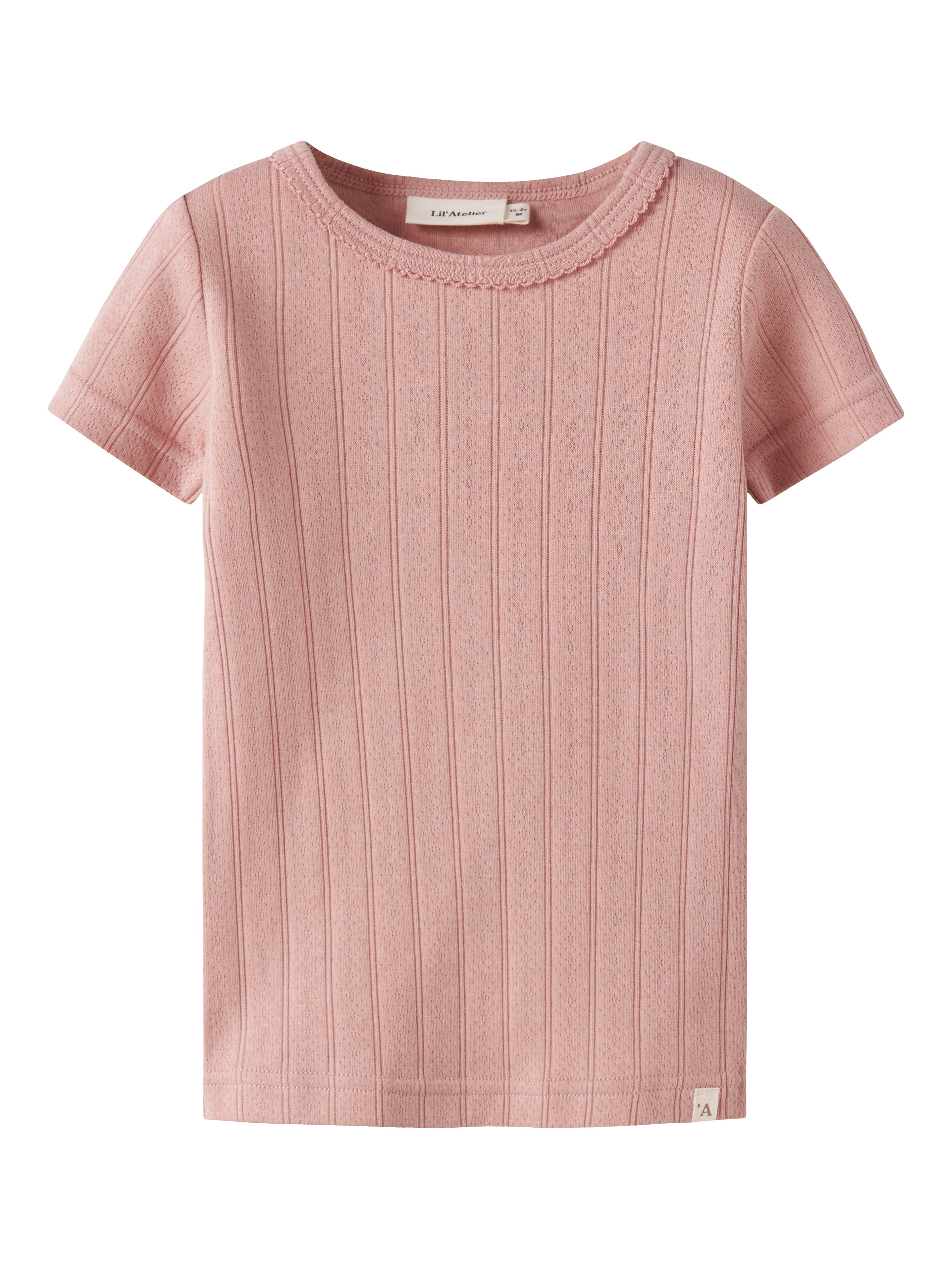 Lil Atelier Falina Ss Slim Top Misty Rose 92 Cm
