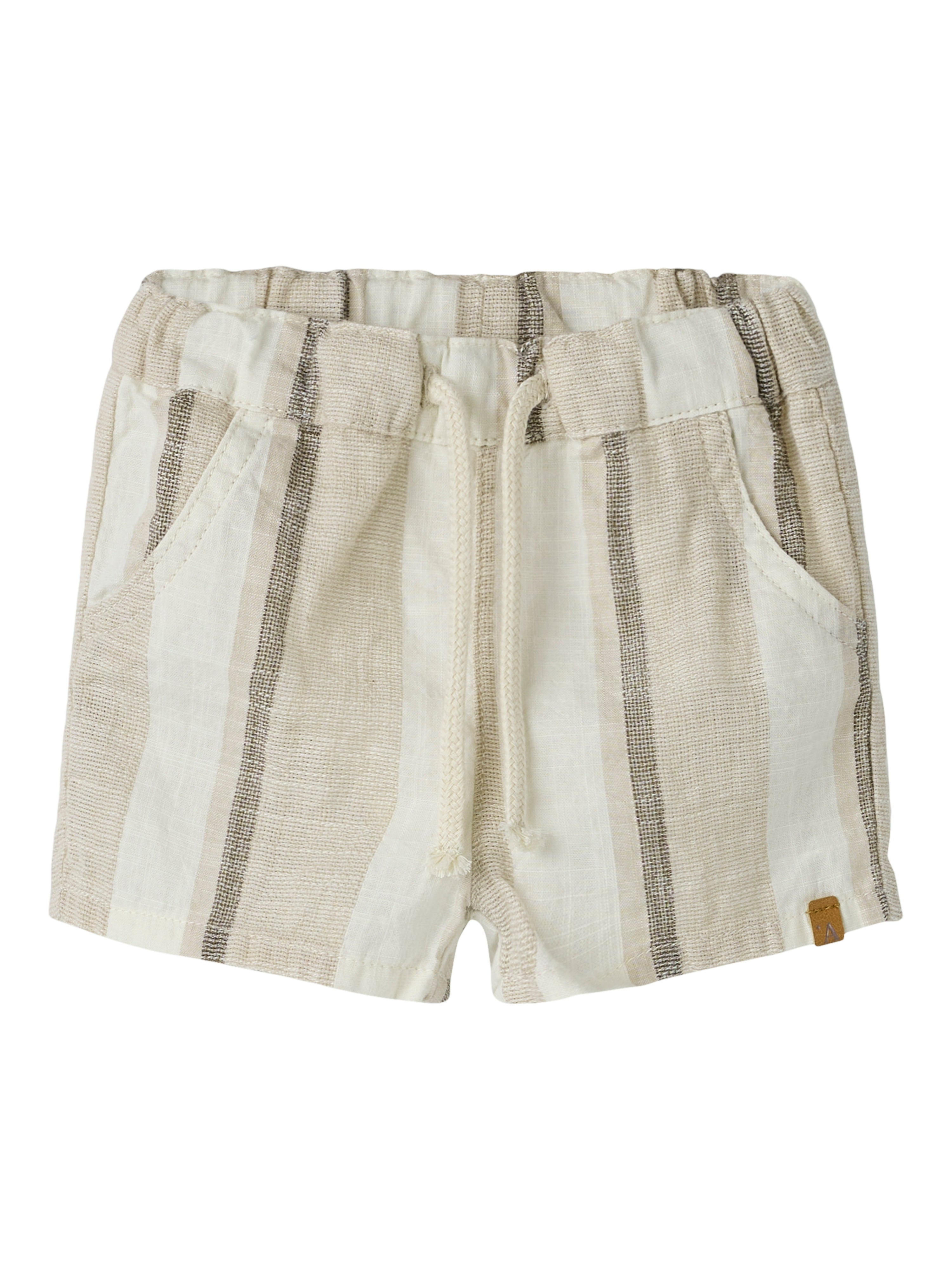 Lil Atelier Fibert Loose Shorts Coconut Milk 68 Cm