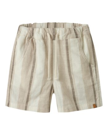 Lil Atelier Fibert Loose Shorts Coconut Milk 92 Cm