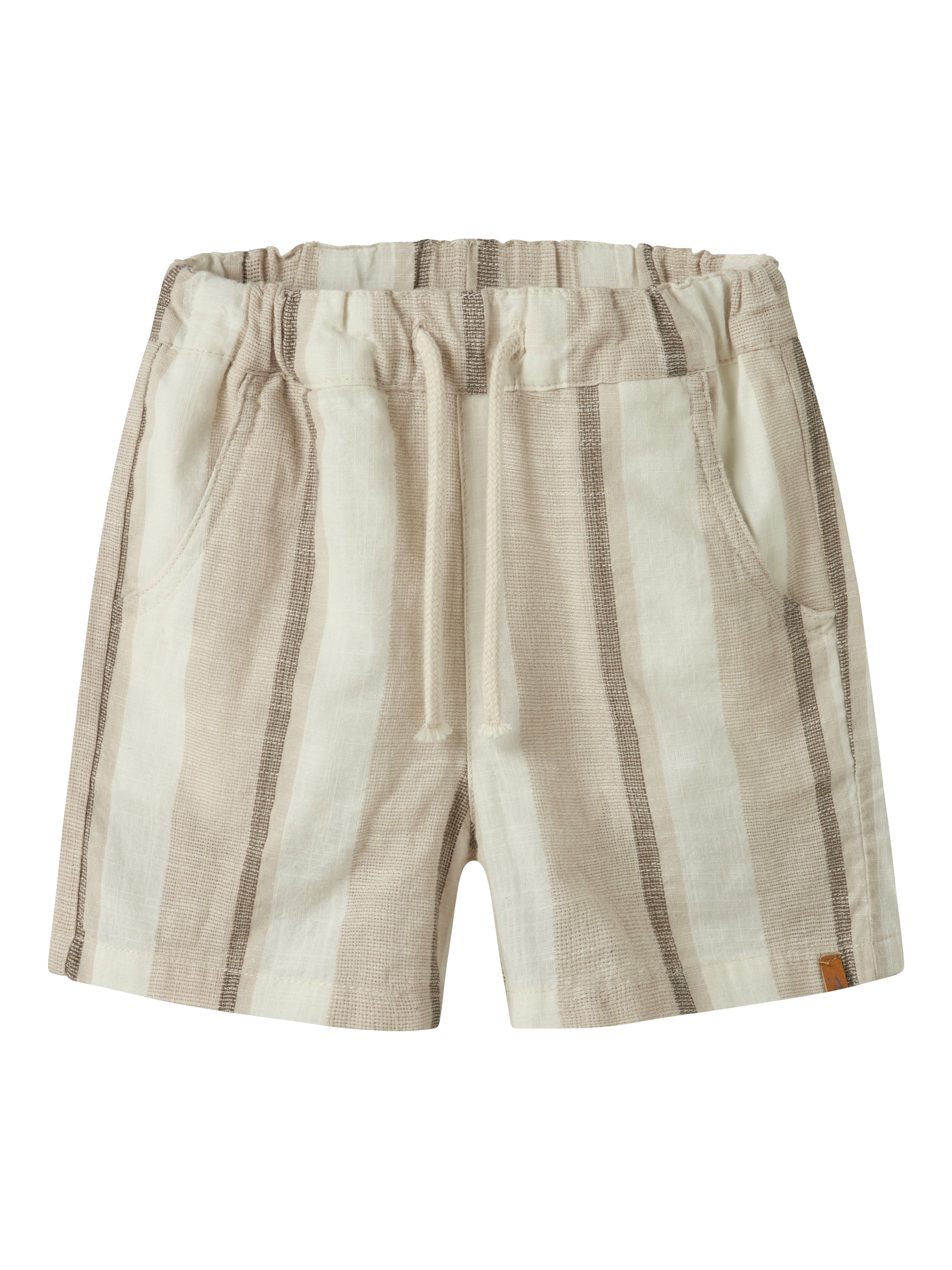Lil Atelier Fibert Loose Shorts Coconut Milk 92 Cm