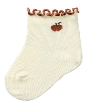 Lil Atelier Fiducia Socks Coconut Milk Apple 50 56