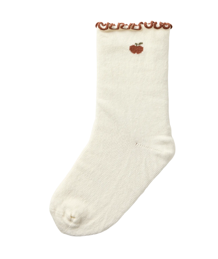 Lil Atelier Fiducia Socks Coconut Milk Apple 19 21