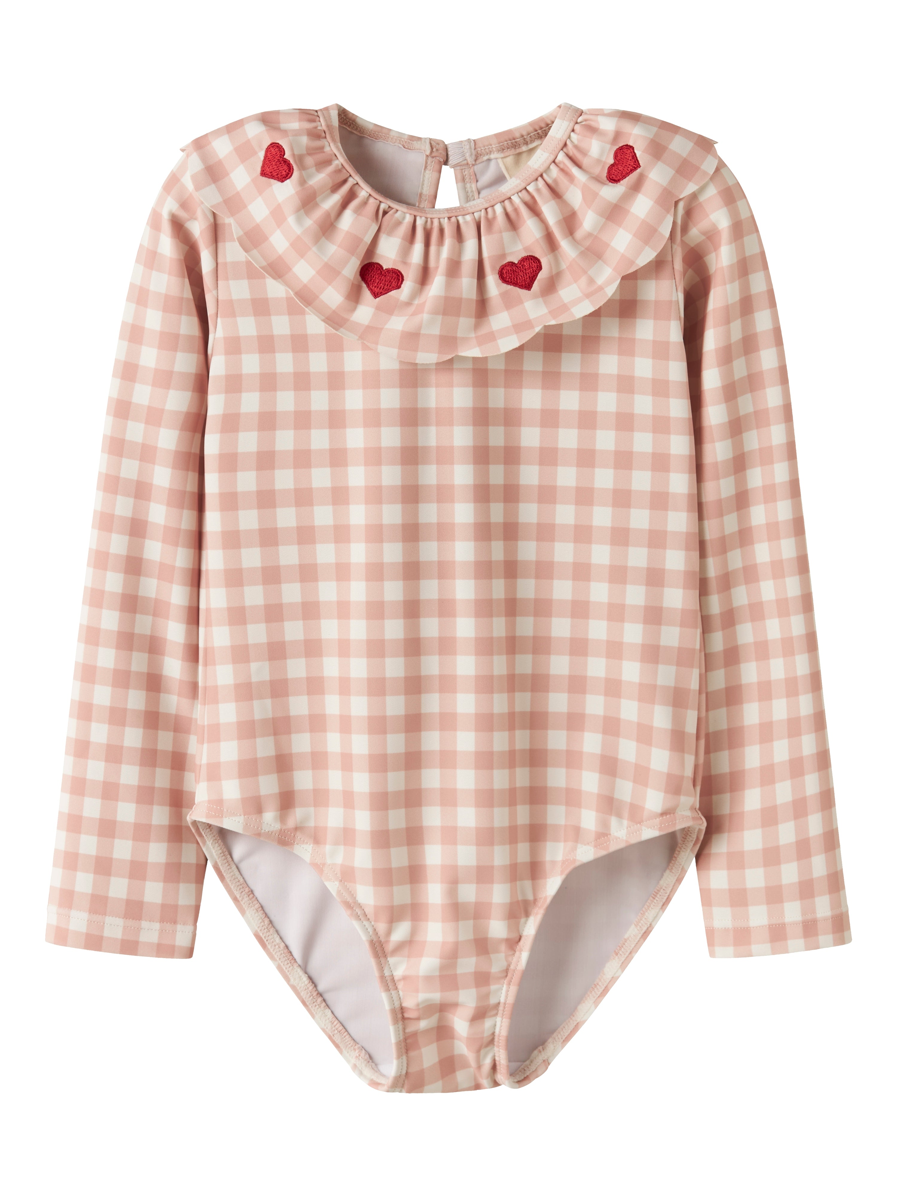 Lil Atelier Finley Ls Swimsuit Misty Rose 92 Cm