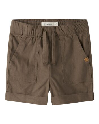 Lil Atelier Fredrik Loose Shorts Shitake 92 Cm