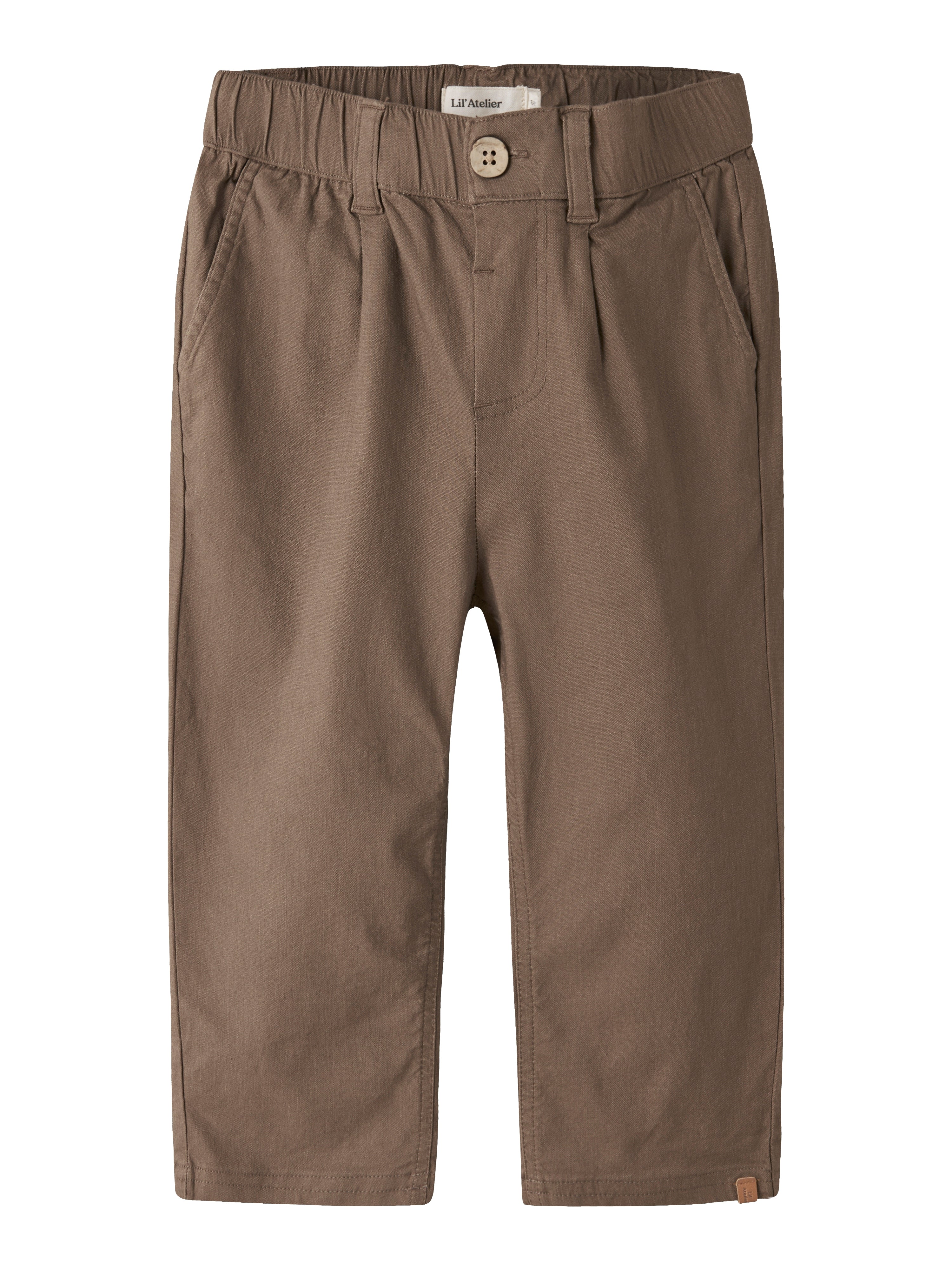 Lil Atelier Fredrik Pants Shitake 92 Cm