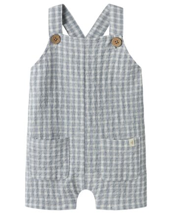 Lil Atelier Frey Loose Short Overall Coconut Milk 56 Cm
