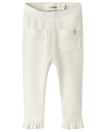 Lil Atelier Frijo Slim Leggings Coconut Milk 56 Cm