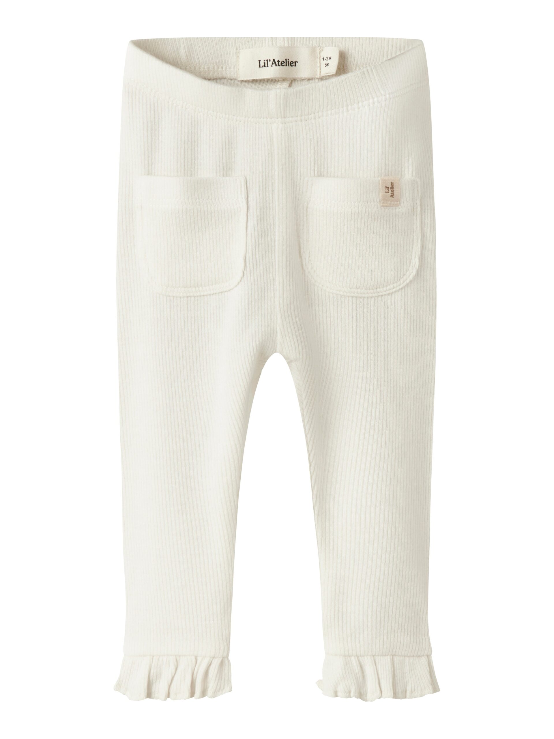 Lil Atelier Frijo Slim Leggings Coconut Milk 56 Cm