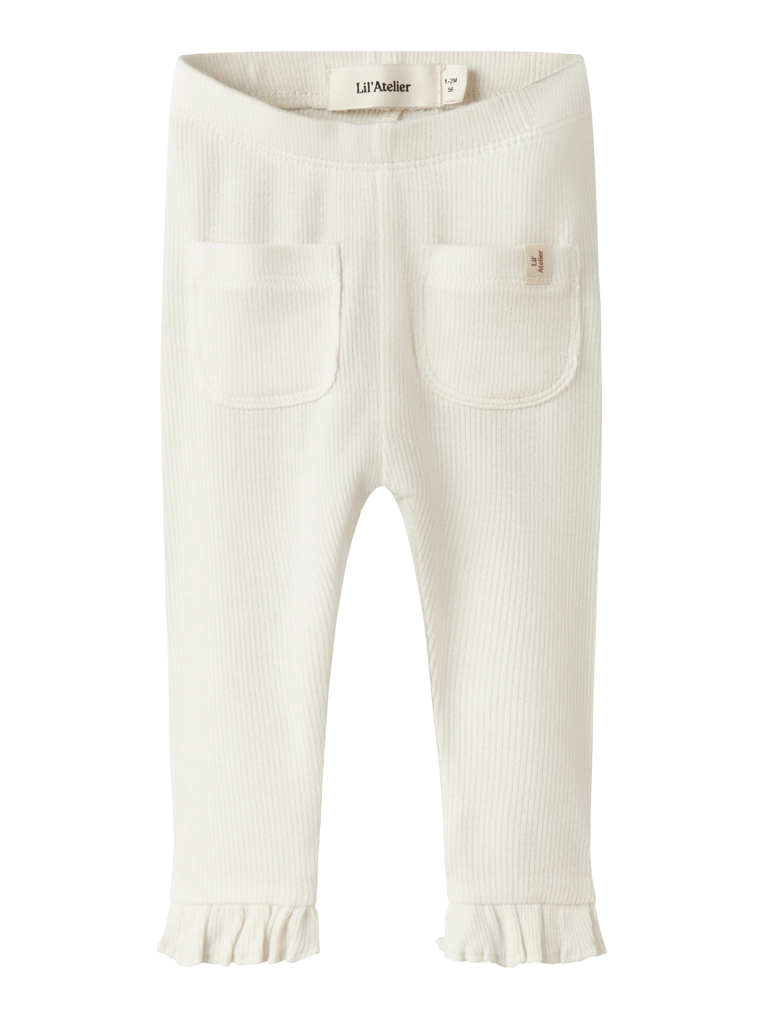 Lil Atelier Frijo Slim Leggings Coconut Milk 56 Cm