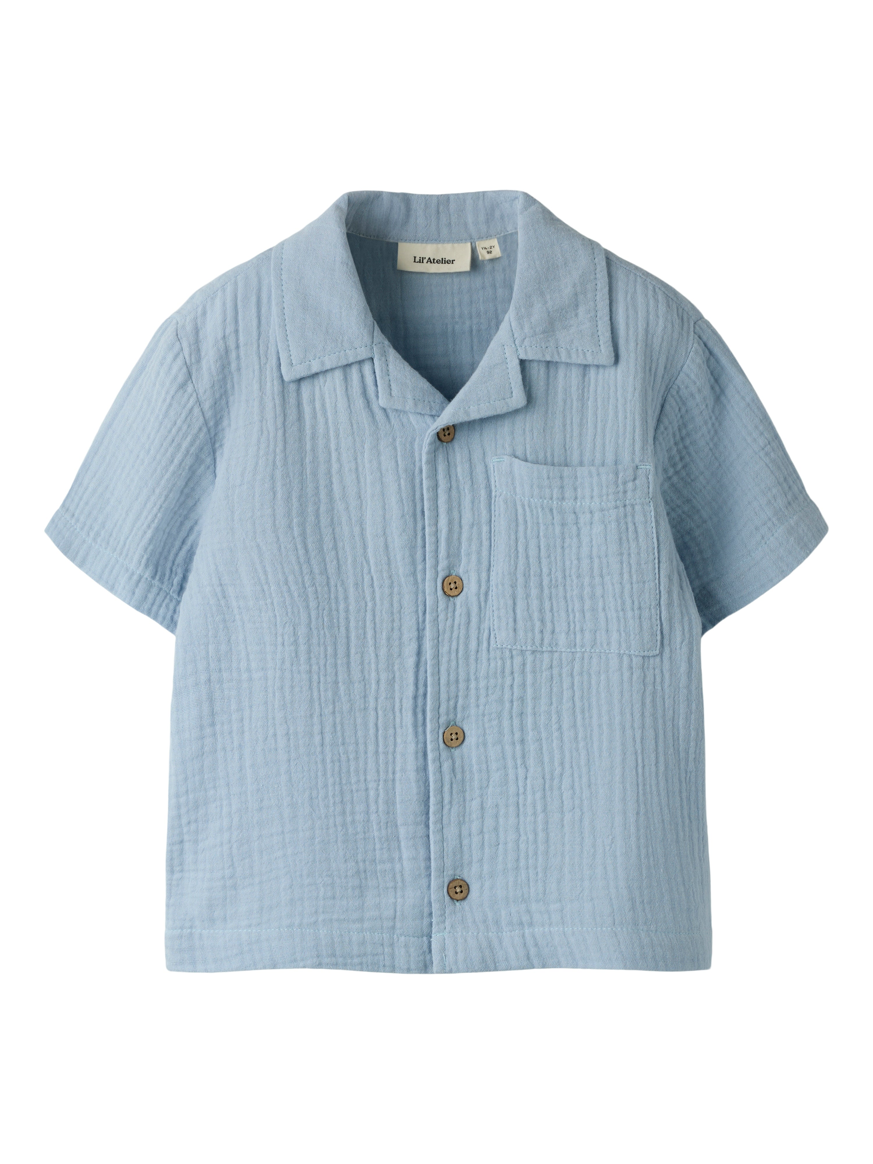 Lil Atelier Fulina Ss Shirt Zen Blue 92 Cm