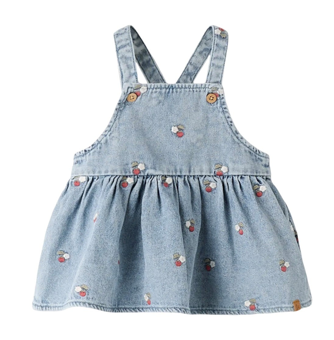 Lil Atelier Funda Denim Emb Skirtall Medium Blue Denim Emb 56 Cm