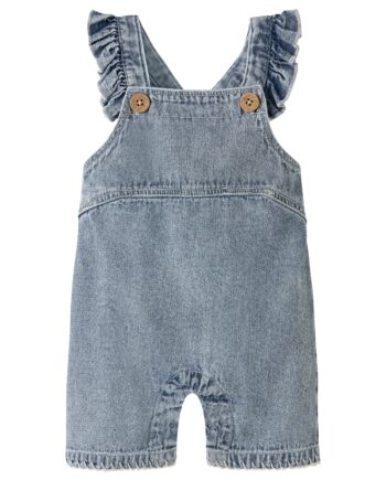 Lil Atelier Funda Loose Denim Shortall Medium Blue Denim 56 Cm