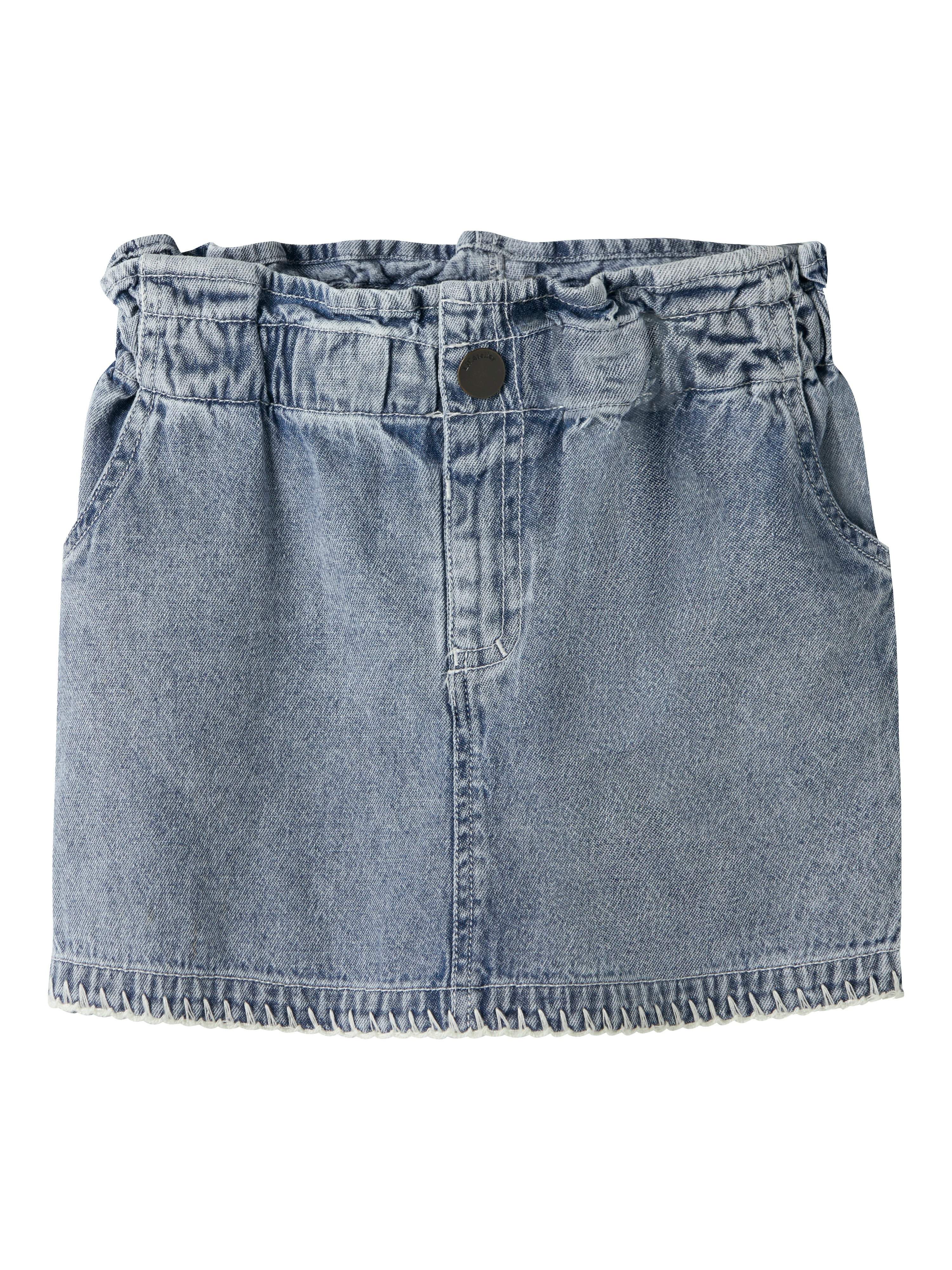 Lil Atelier Funda Loose Denim Skirt Medium Blue Denim 92 Cm