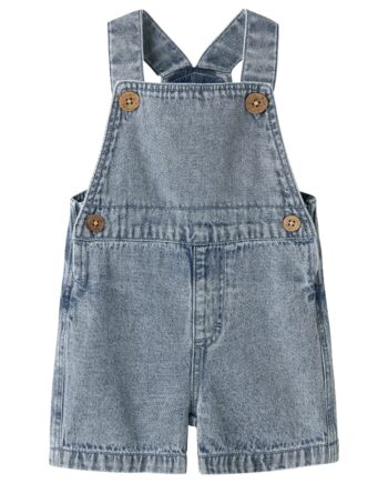 Lil Atelier Funda Loose Shortall Medium Blue Denim 56 Cm