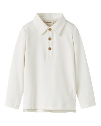 Lil Atelier Fundo Ls Slim Top Coconut Milk 92 Cm