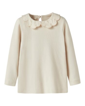 Lil Atelier Fundo Ls Slim Top Turtledove 92 Cm