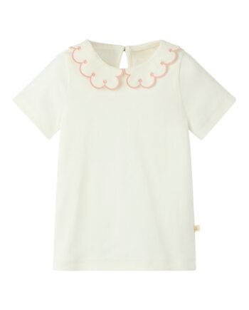 Lil Atelier Fundo Ss Slim Top Coconut Milk Rose Tan 92 Cm