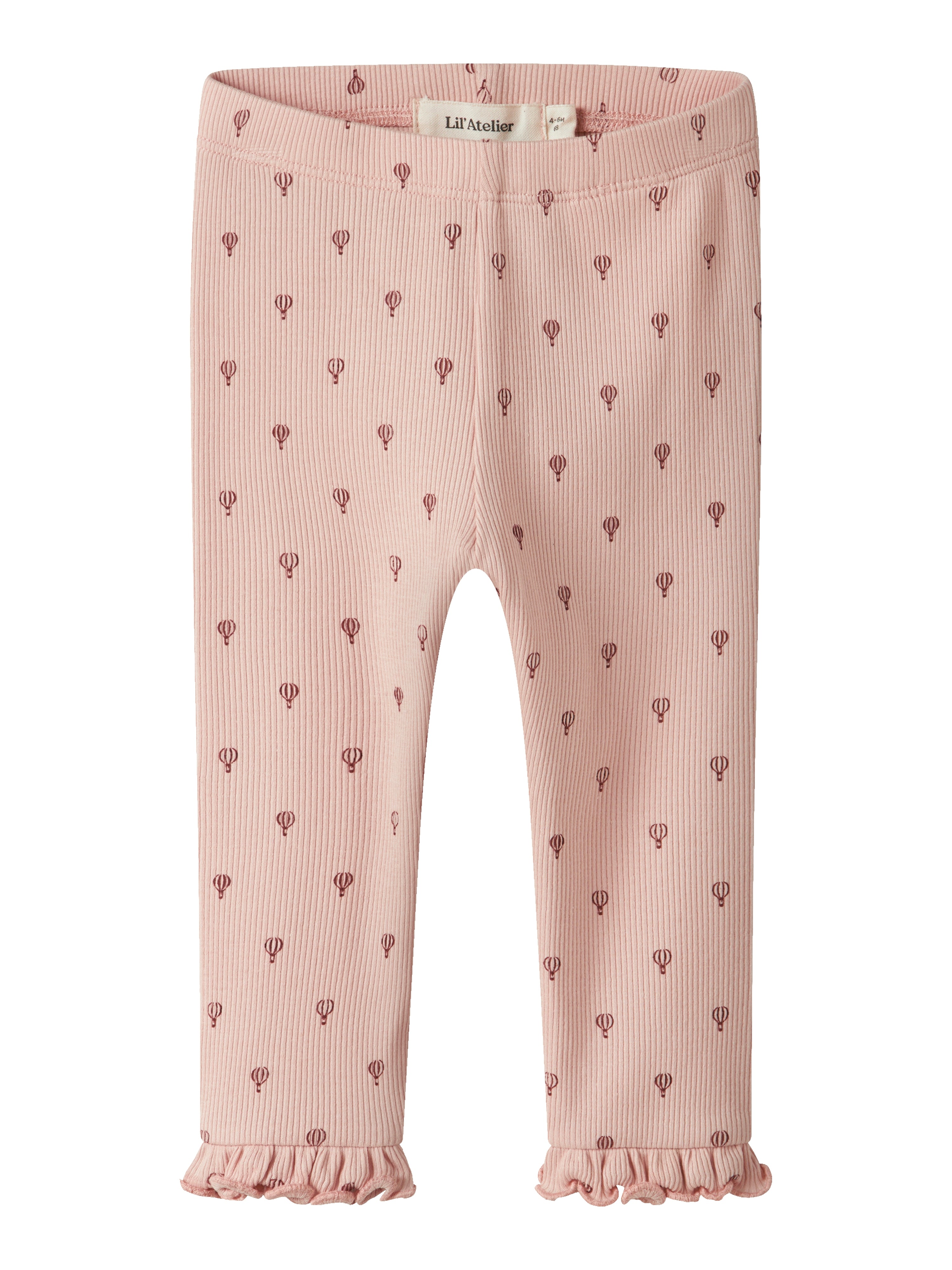 Lil Atelier Gago Kny Slim Leggings Cameo Rose Air Balloon 56 Cm