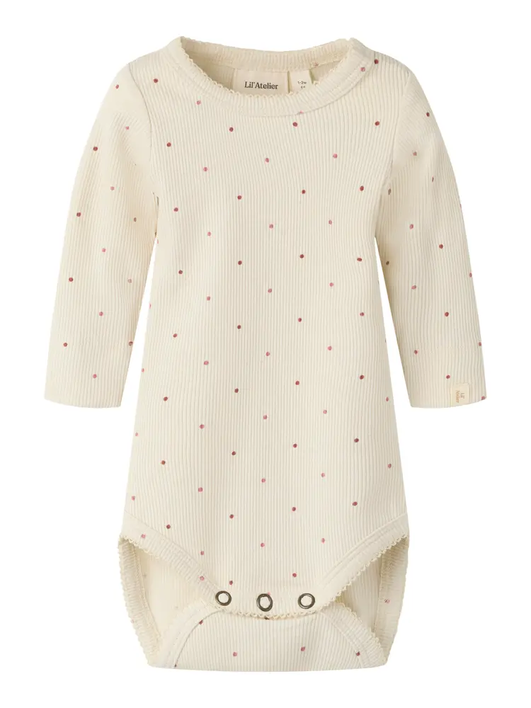 Lil  Atelier Gago Kos Langærmet Slim Body Turtledove 56