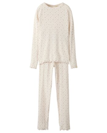 Lil Atelier Gago Ls Nightset Almost Mauve Flowers 92 Cm