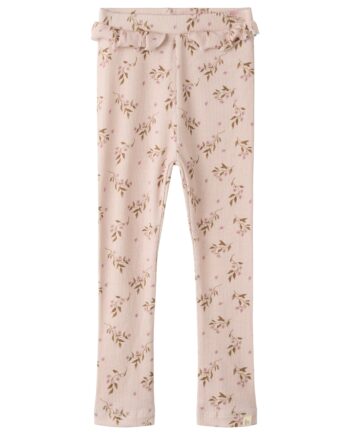 Lil Atelier Gavo Efi Slim Leggings Noos Hushed Violet Flower 92 Cm