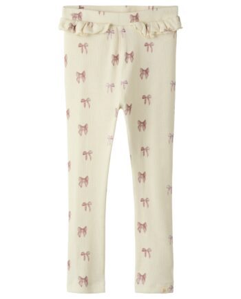 Lil Atelier Gavo Efi Slim Leggings Noos Turtledove Bow 92 Cm