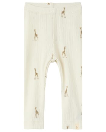 Lil Atelier Gavo Elf Slim Leggings Turtledove Giraffe 56 Cm
