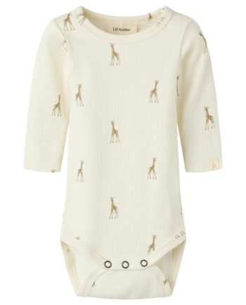 Lil Atelier Gavo Emo Ls Slim Body Turtledove Giraffe 56 Cm