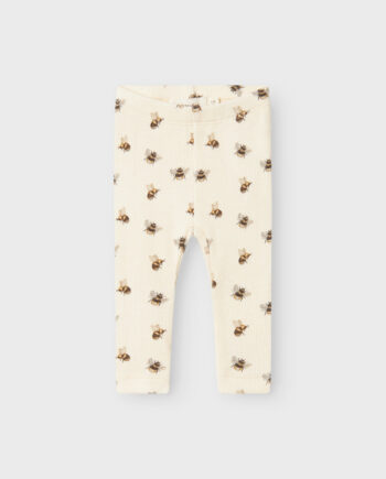 Lil Atelier Gavo Kye Slim Leggings Med Humlebi Turtledove 56 Cm