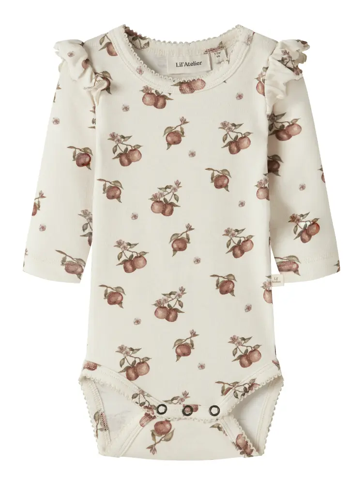 Lil  Atelier Gayo Kep Langærmet Slim Body Turtledove 80