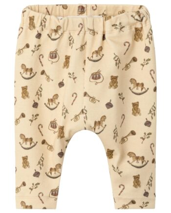 Lil Atelier Gayo Loose Pants Wood Ash 56 Cm