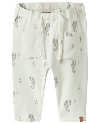 Lil Atelier Gayo Sas Loose Pants Coconut Milk Seahorse 56 Cm