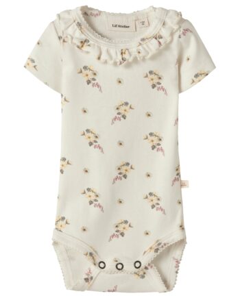 Lil Atelier Gayo Sio Ss Slim Body Coconut Milk Flower 56 Cm