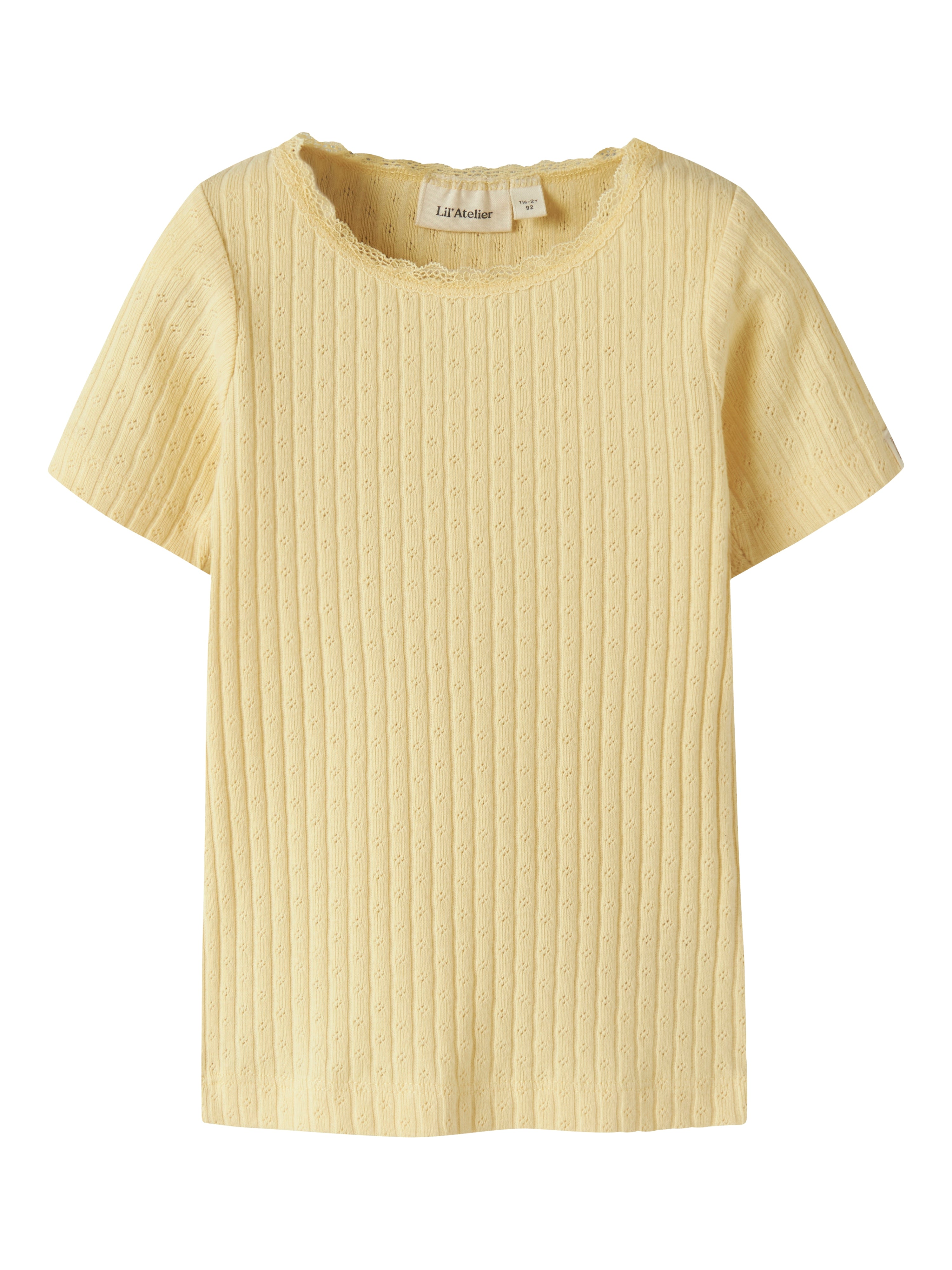 Lil Atelier Haldis Ss Slim Top Sunlight 92 Cm