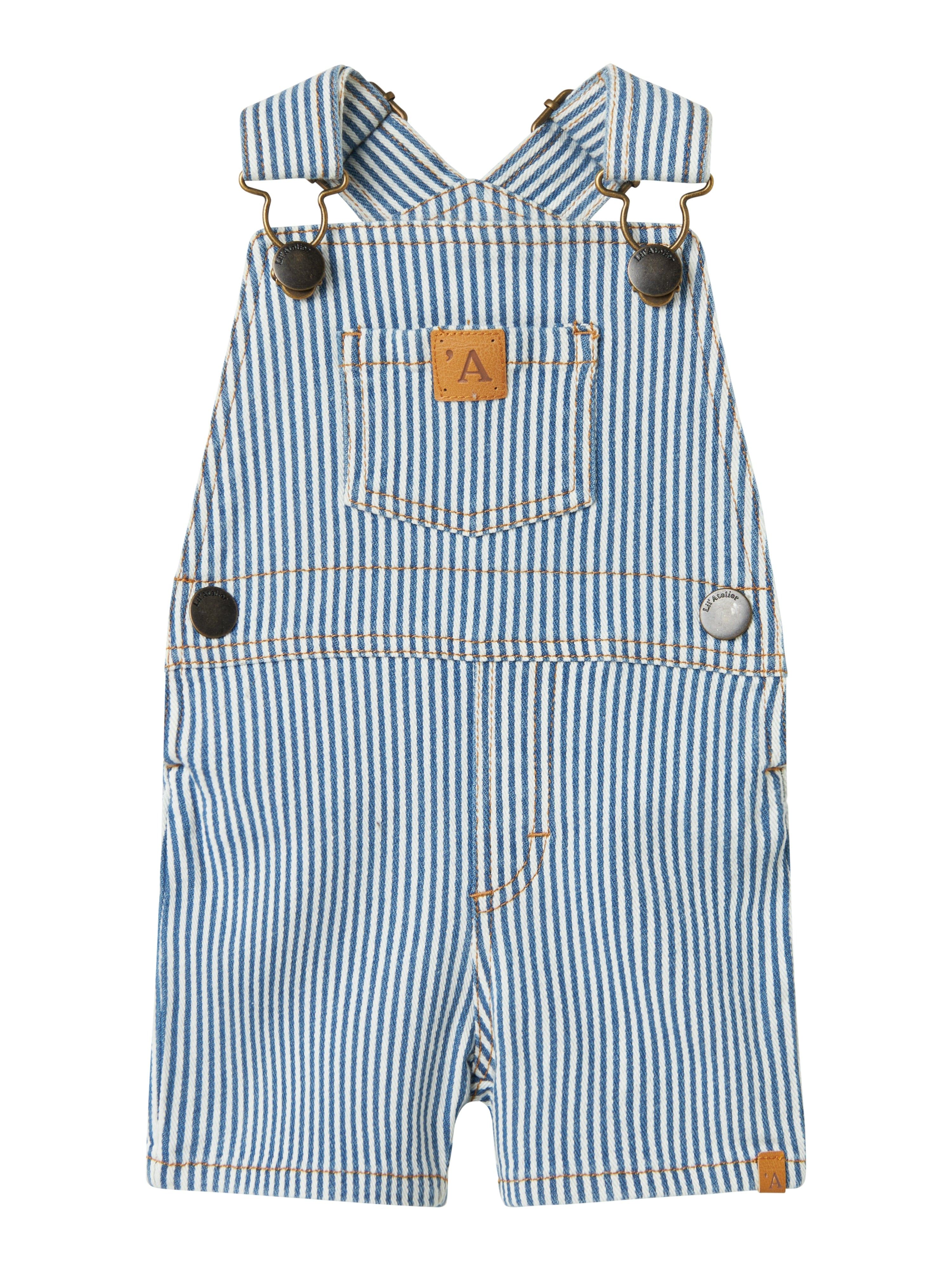Lil Atelier Halfdan Shorts Overall Zen Blue 56 Cm