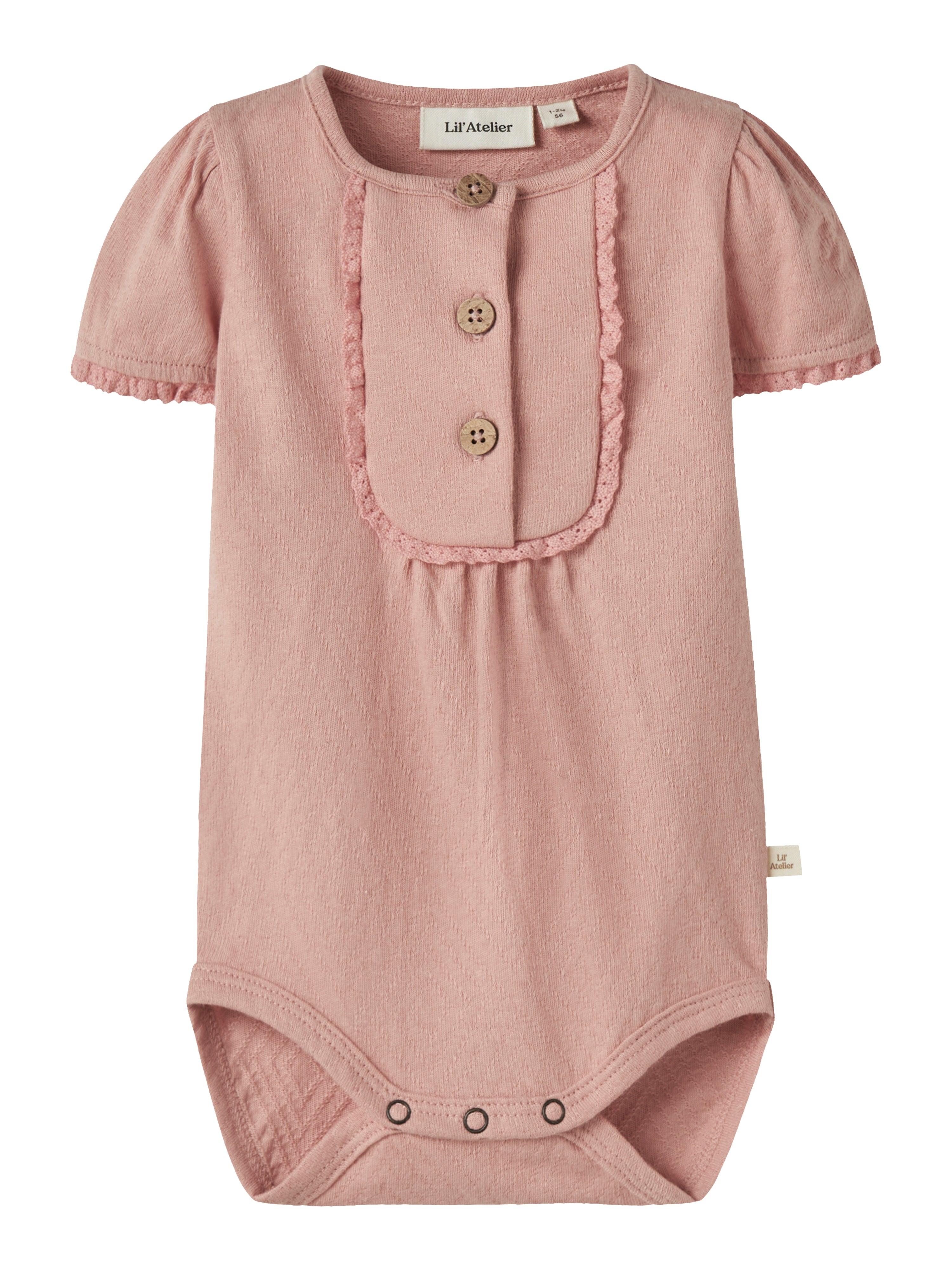 Lil Atelier Halina Ss Body Rose Tan 56 Cm