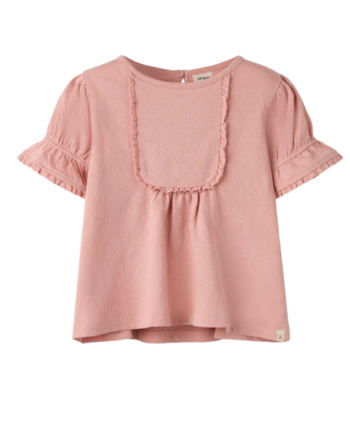 Lil Atelier Halina Ss Top Rose Tan 92 Cm