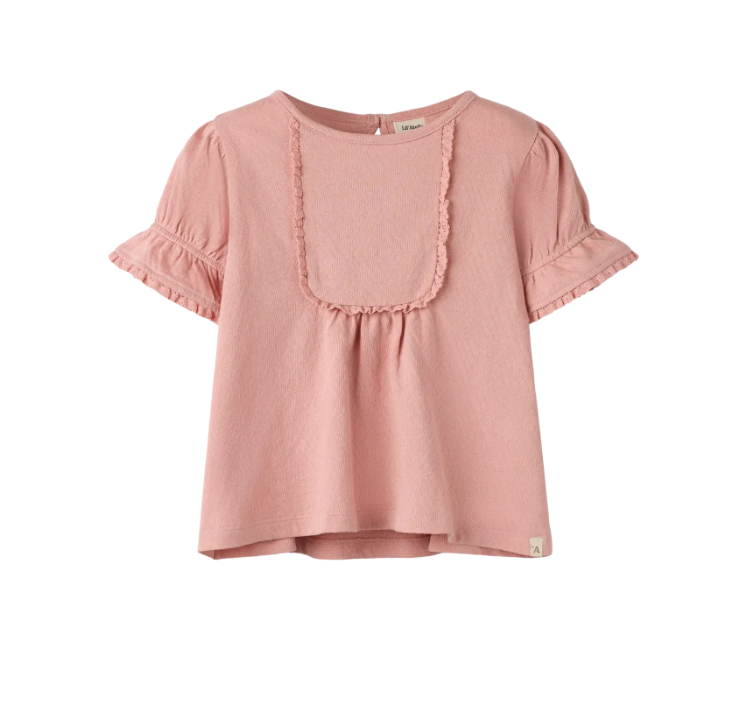 Lil Atelier Halina Ss Top Rose Tan 92 Cm