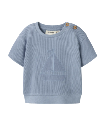 Lil Atelier Harun Ss Loose Sweat Dusty Blue 56 Cm