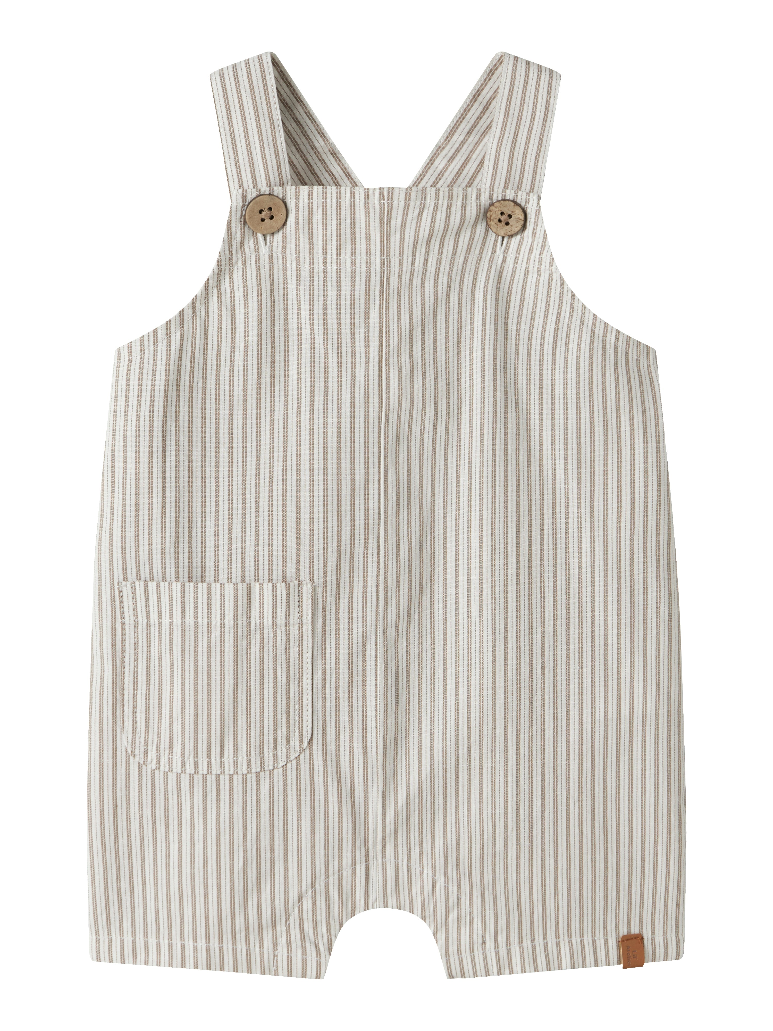Lil Atelier Helo Loose Short Overall Coconut Milk 56 Cm