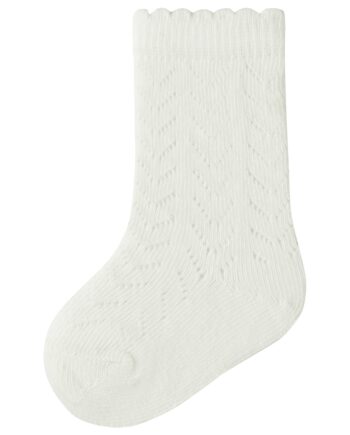 Lil Atelier Herda Knee Socks Coconut Milk 50 56
