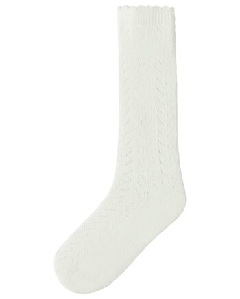 Lil Atelier Herda Knee Socks Coconut Milk 19 21