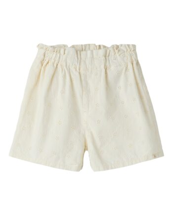 Lil Atelier Hosa Loose Shorts Coconut Milk 92 Cm