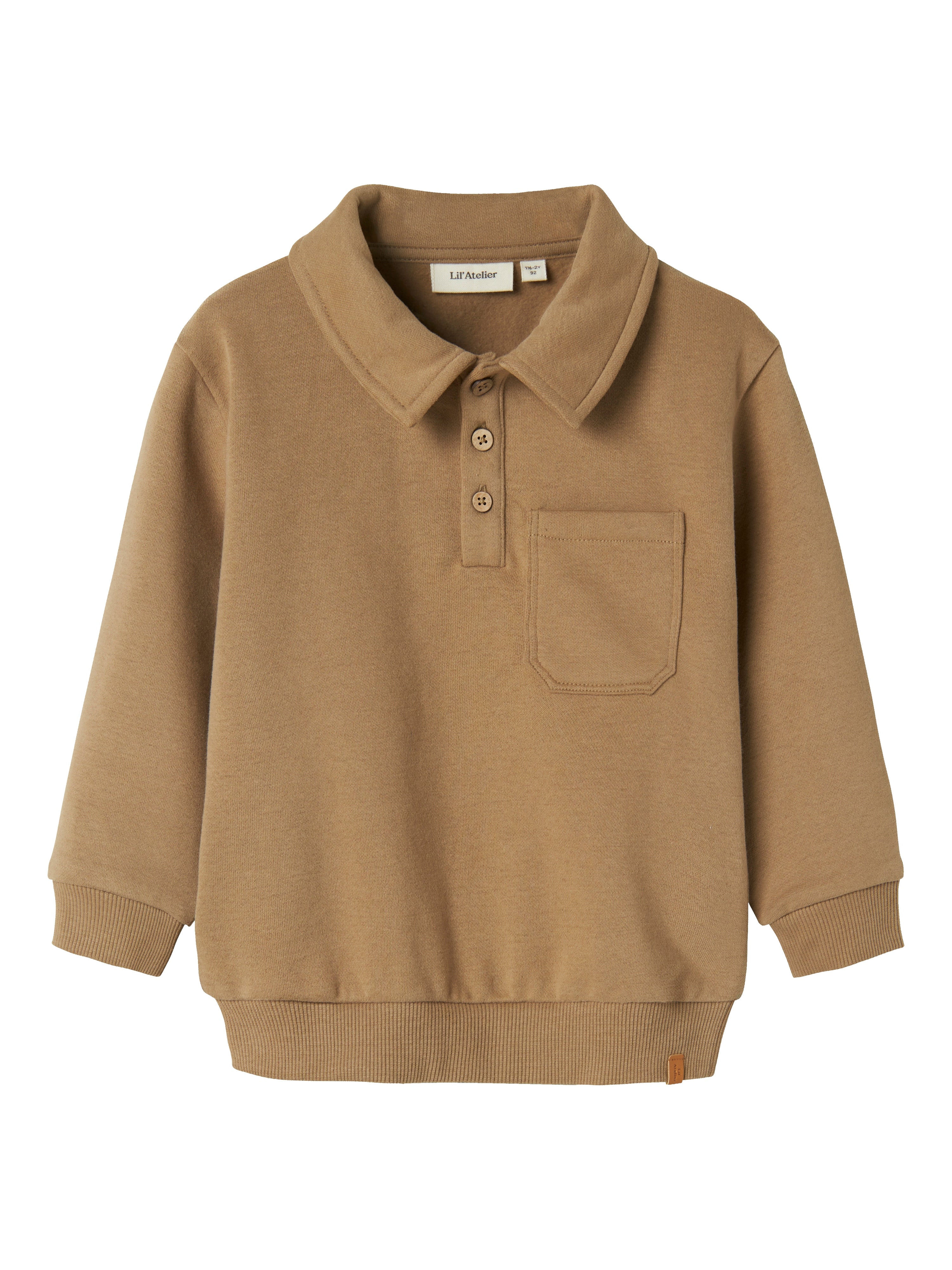 Lil Atelier Ilondon Roa Loose Sweat Shirt Sepia Tint 92 Cm