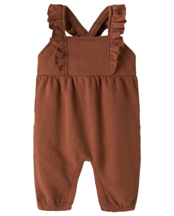 Lil Atelier Ilondon Ruk Loose Sweat Overall Maple Syrup 56 Cm