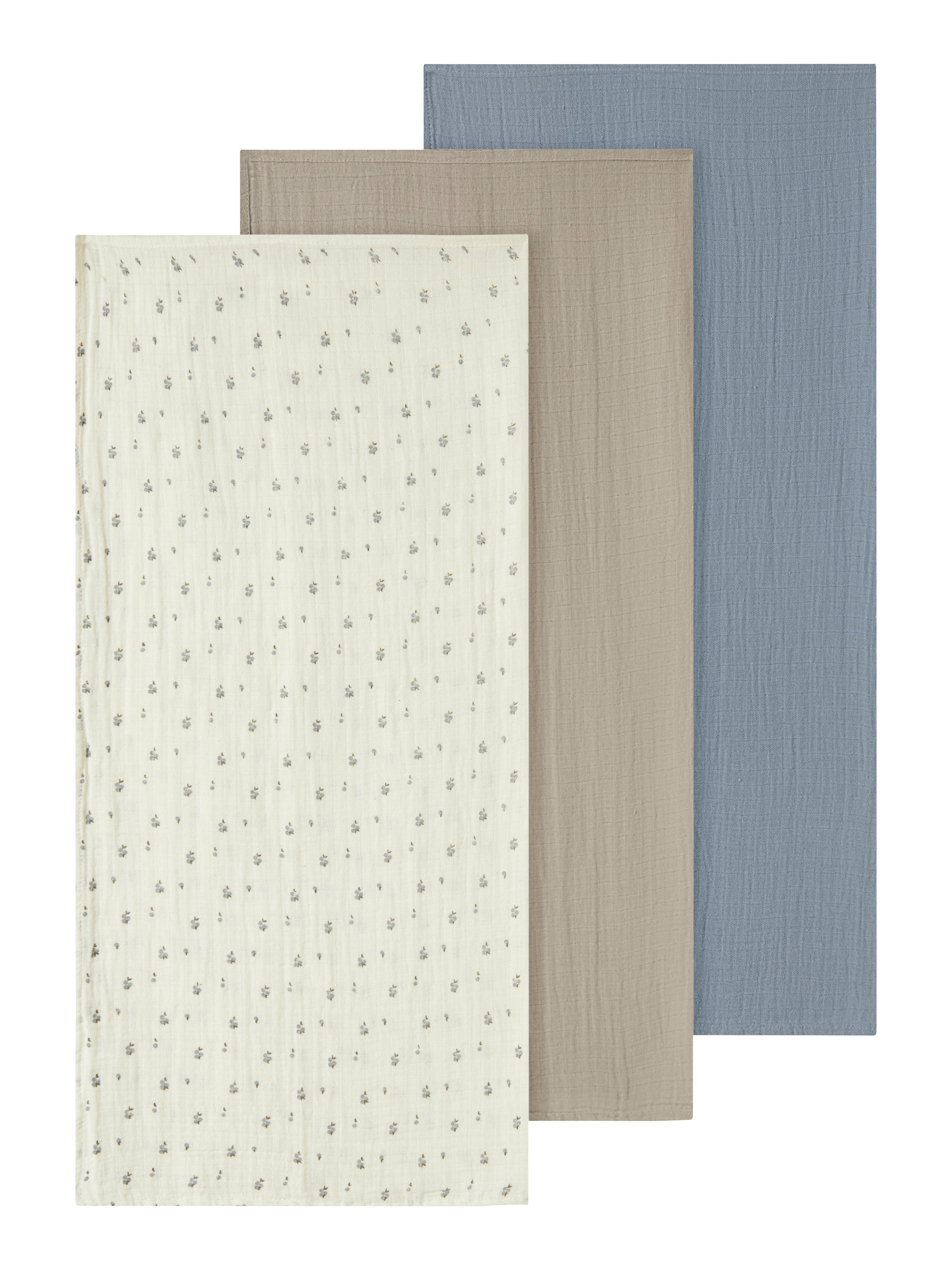 Lil Atelier Isleys   Pak Nappies Coconut Milk Oxford Tan Tradewinds