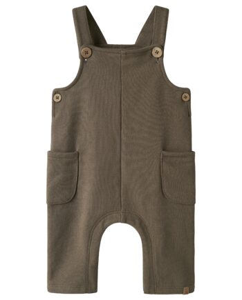 Lil Atelier Jobo Lio Sweat Overall Shitake 56 Cm