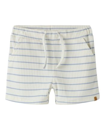 Lil Atelier Kail Shorts Coconut Milk Zen Blue 92 Cm