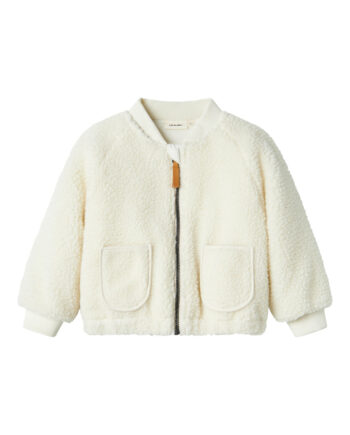 Lil Atelier Lajo Bomber Jacket Coconut Milk Dino 86 Cm